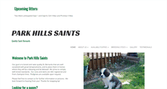 Desktop Screenshot of parkhillssaints.com