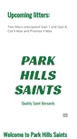 Mobile Screenshot of parkhillssaints.com